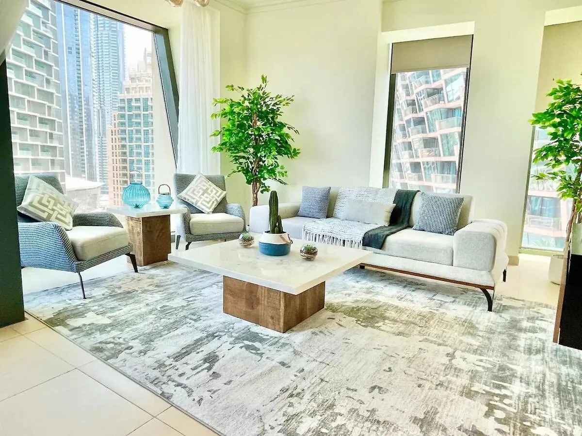 Apartment First Class 3Br Burj Khalifa & Fountain View Dubai