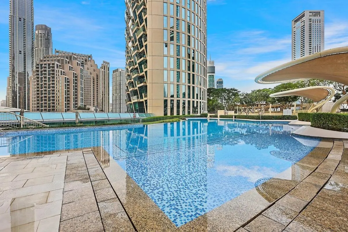 Apartment First Class 3Br Burj Khalifa & Fountain View Dubai